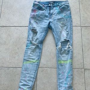 Amiri graffiti jean super light Indigo size 30